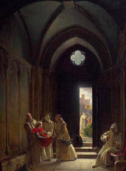 Richard Parkes Bonington Death of the Prince de Talmont oil painting picture